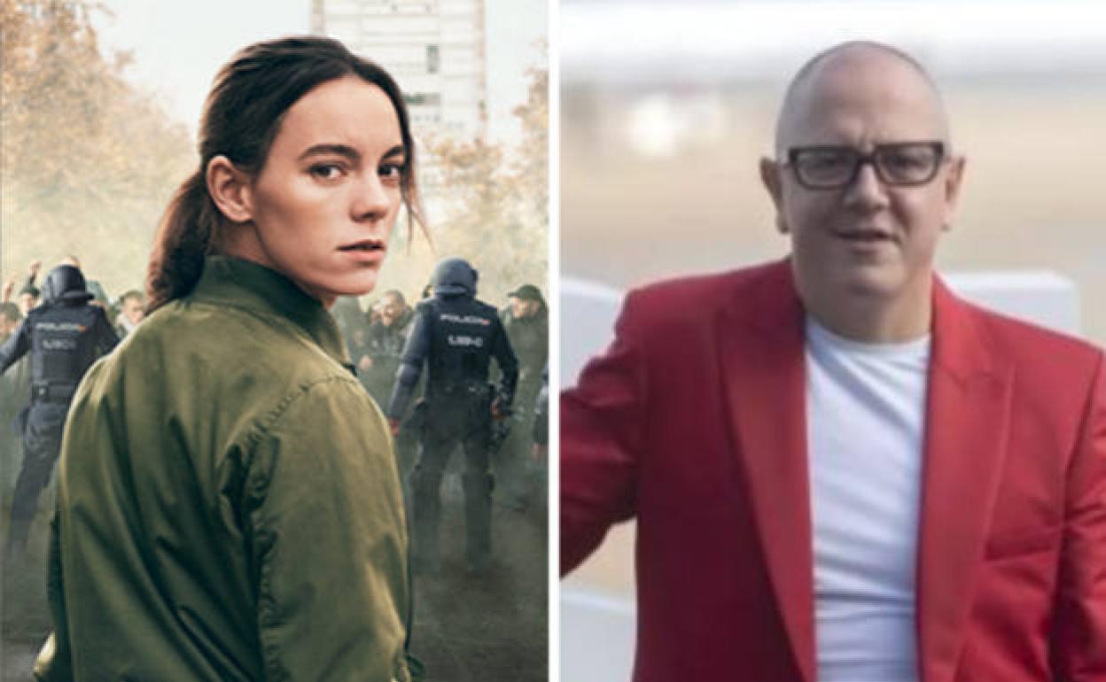 Los intérpretes galardonados con el premio de la Semana de Cine de Medina del Campo. 