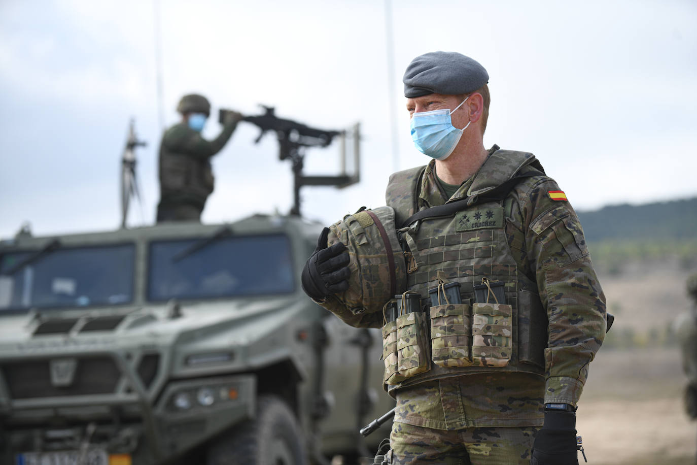 Fotos: Maniobras militares en la base Renedo-Cabezón (1/2)