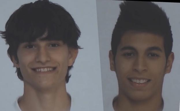 Toni Villa y Anuar Mohamed Tuhami, durante su etapa en la Residencia de Jóvenes Futbolistas del Real Valladolid