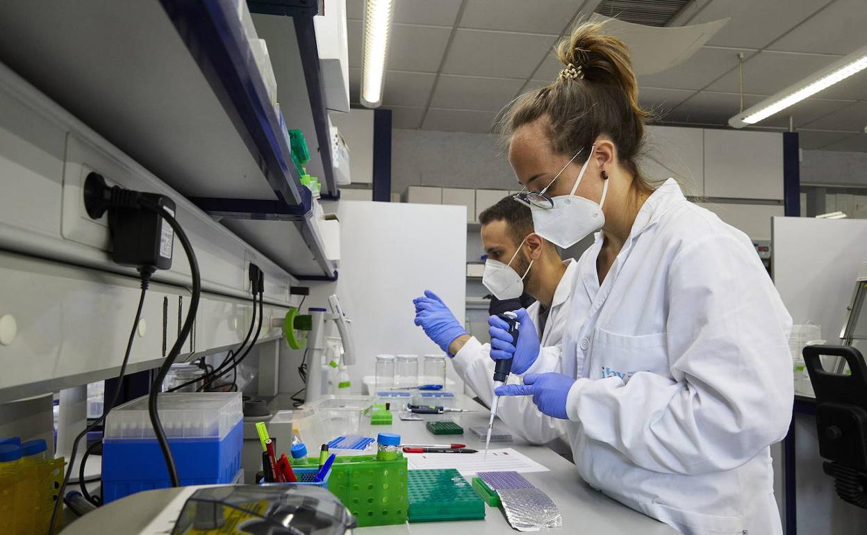 Laboratorio del Instituto de Biomedicina de Valencia, que pertenece al CSIC.