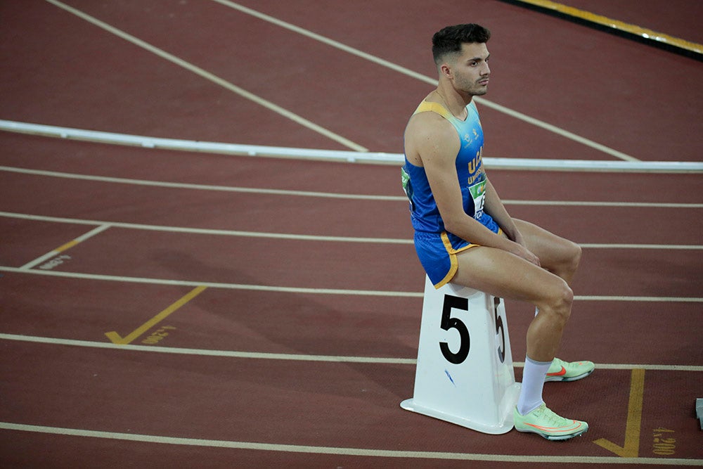 Jornada de tarde del primer día del Campeonato de España Sub 23 en Pista Cubierta con Denis Matsmouna en los 60 m y Sara Izquierdo en el 1500 