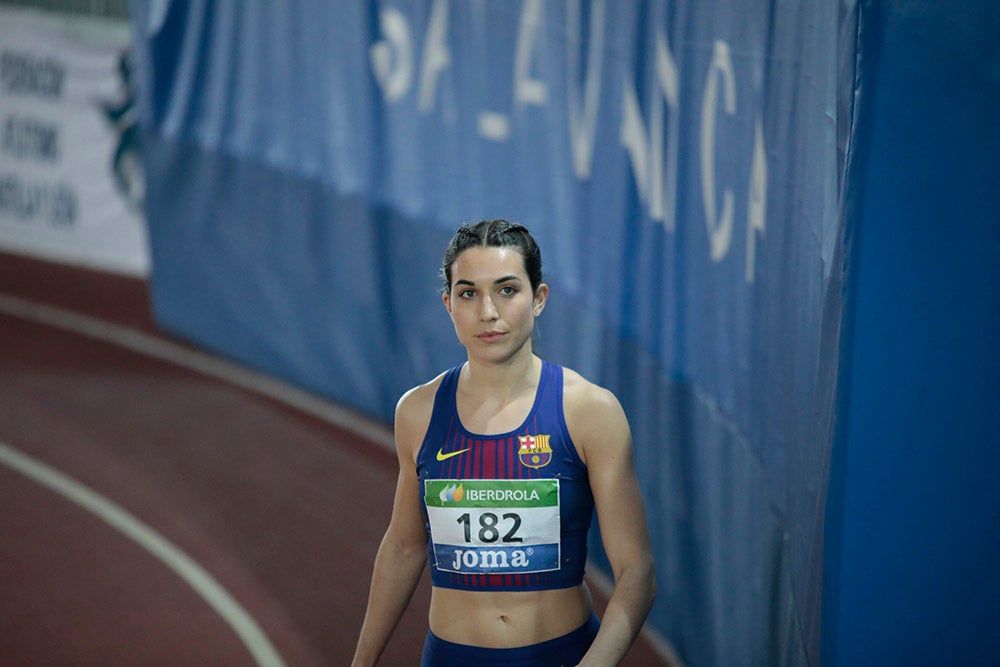 Jornada de tarde del primer día del Campeonato de España Sub 23 en Pista Cubierta con Denis Matsmouna en los 60 m y Sara Izquierdo en el 1500 