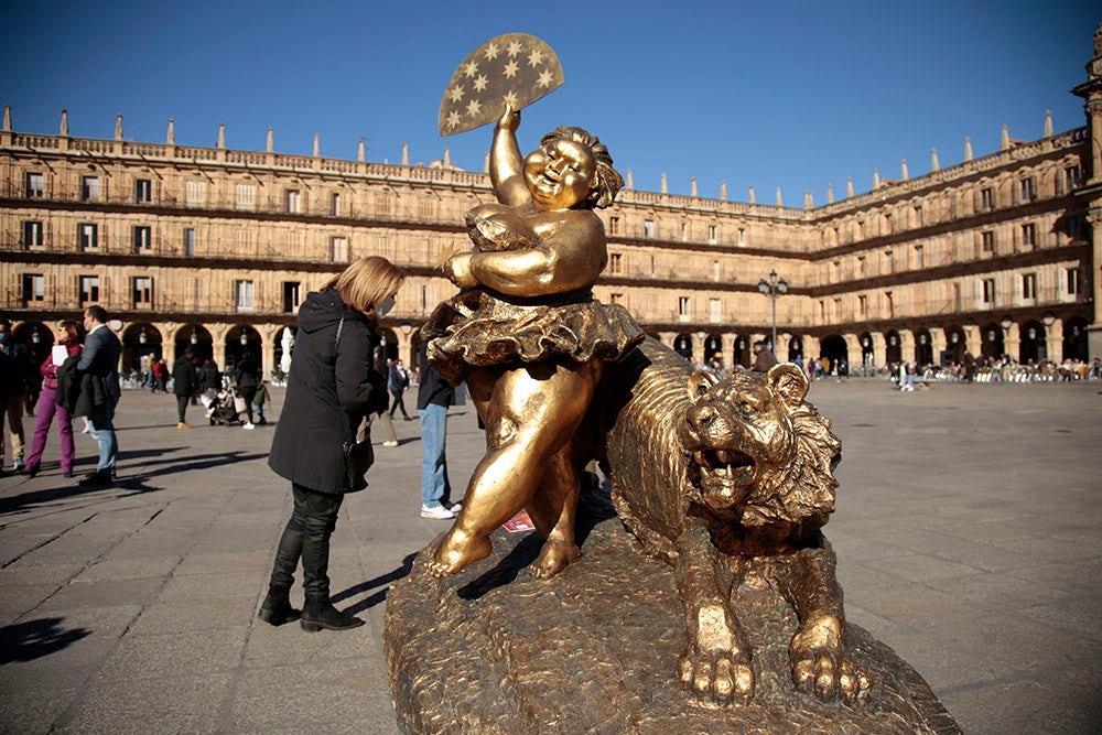 Esculturas de Xu Hongfei para conmemorar la capitalidad cultural europea de Salamanca