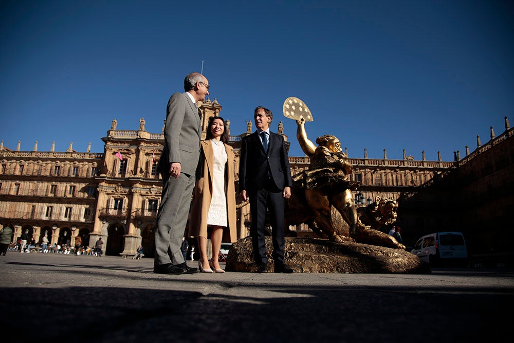 Esculturas de Xu Hongfei para conmemorar la capitalidad cultural europea de Salamanca