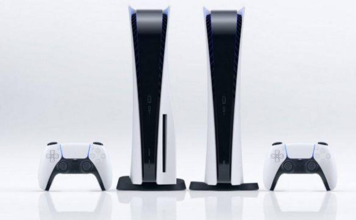 Ejemplar de la Play Station 5. 
