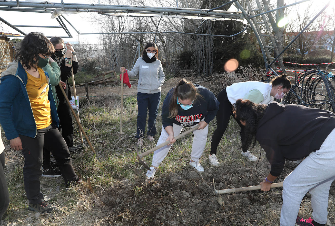 Fotos: El huerto como herramienta educativa en La Yutera