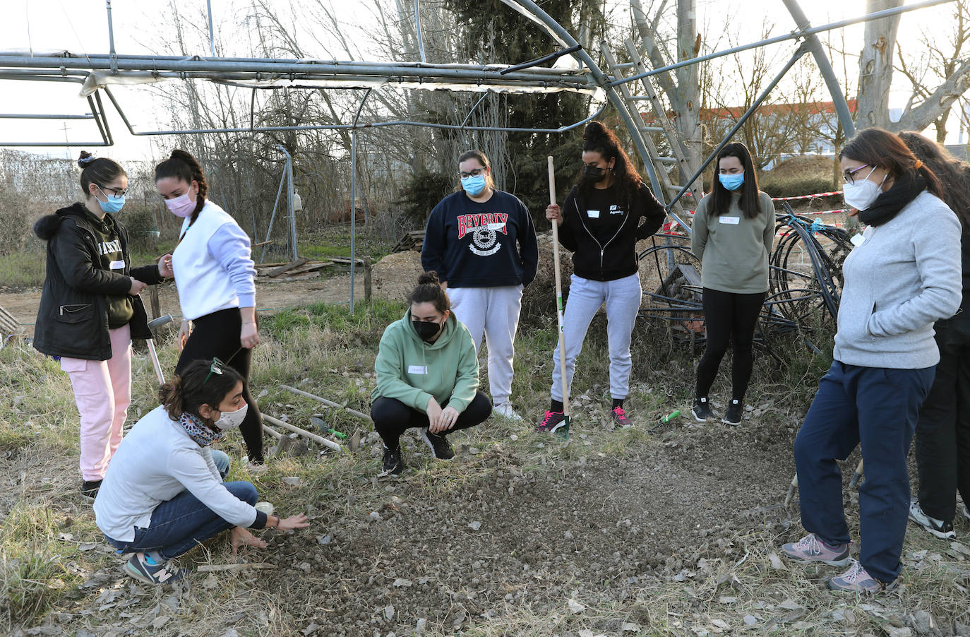 Fotos: El huerto como herramienta educativa en La Yutera