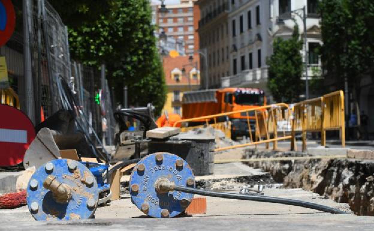 Obras, en una imagen de archivo. 