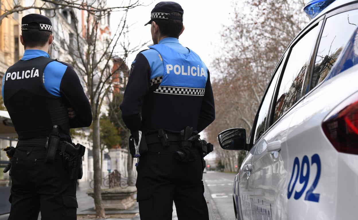 Policía local de Valladolid. 