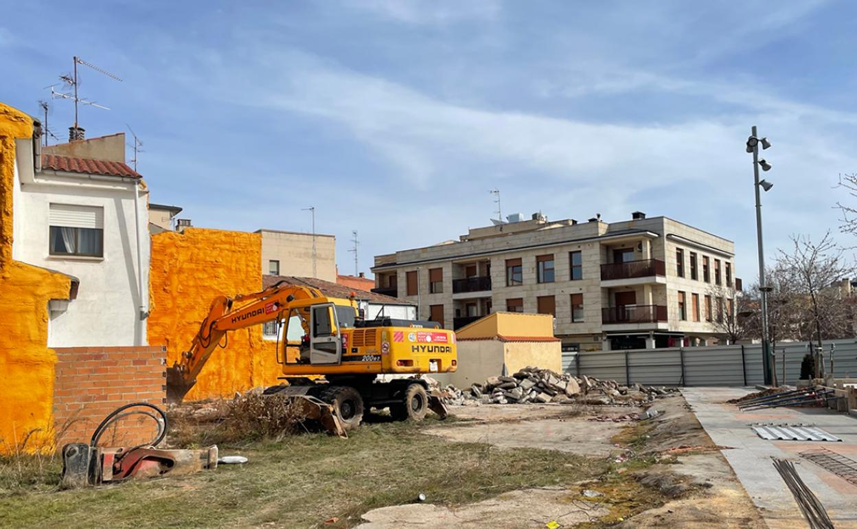 Inicio de las obras en el Centro Cultural de Carbajosa de la Sagrada. 