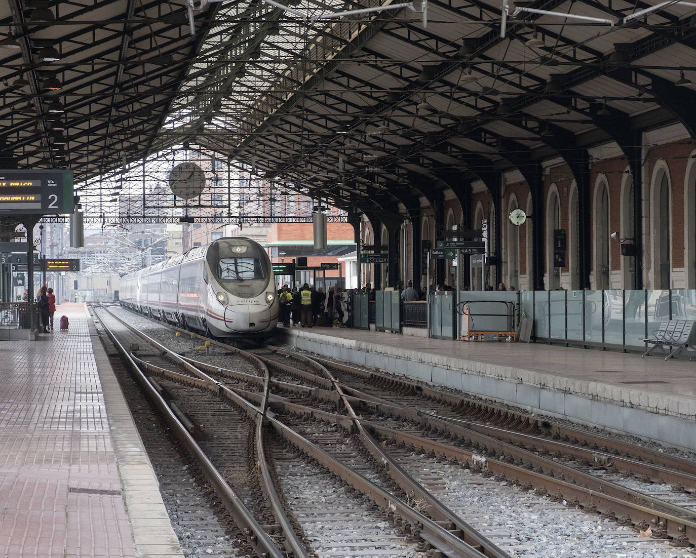 Estación de tren de la capital vallisoletana. 