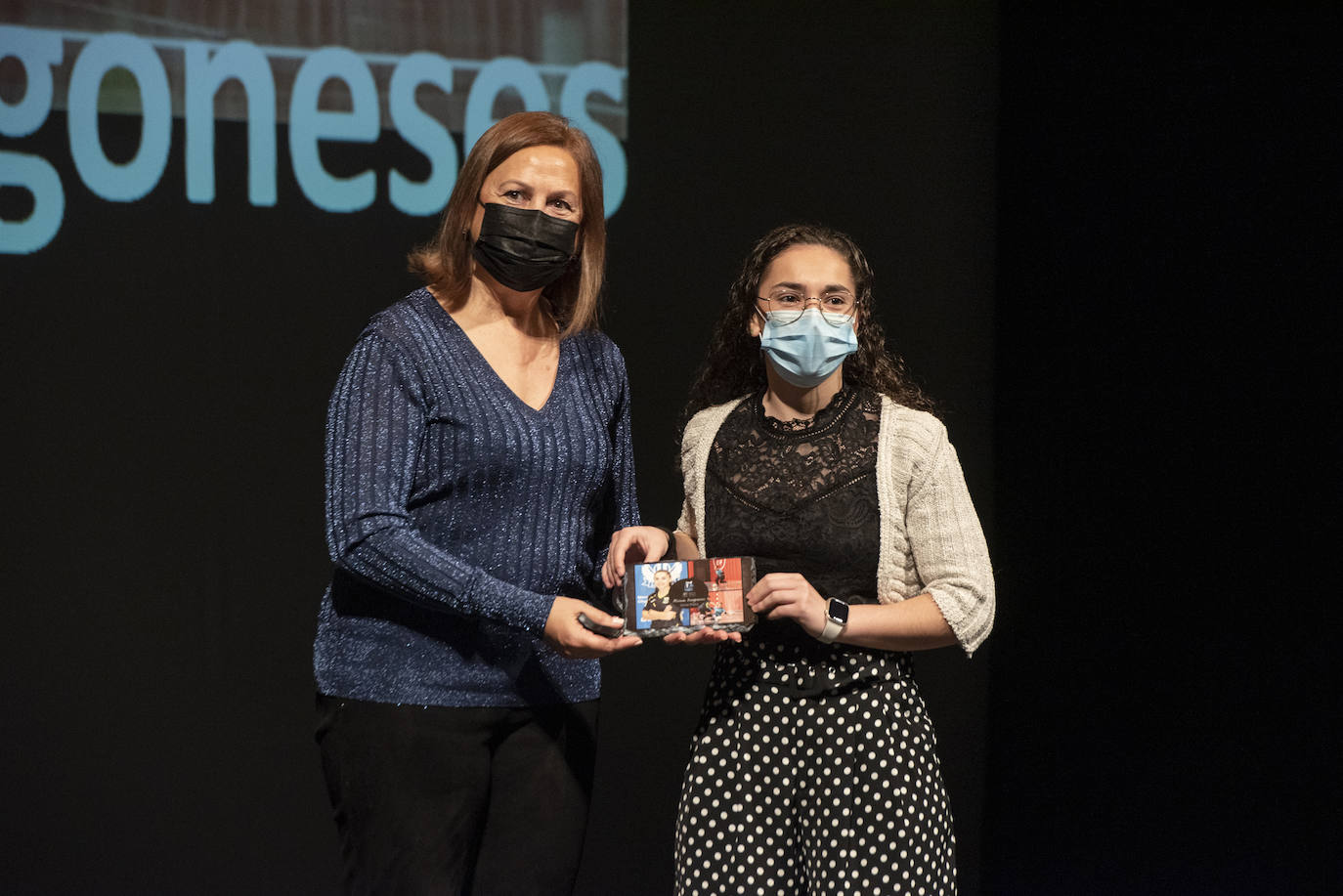 Gala del deporte segoviana celebrada en el teatro Juan Bravo.