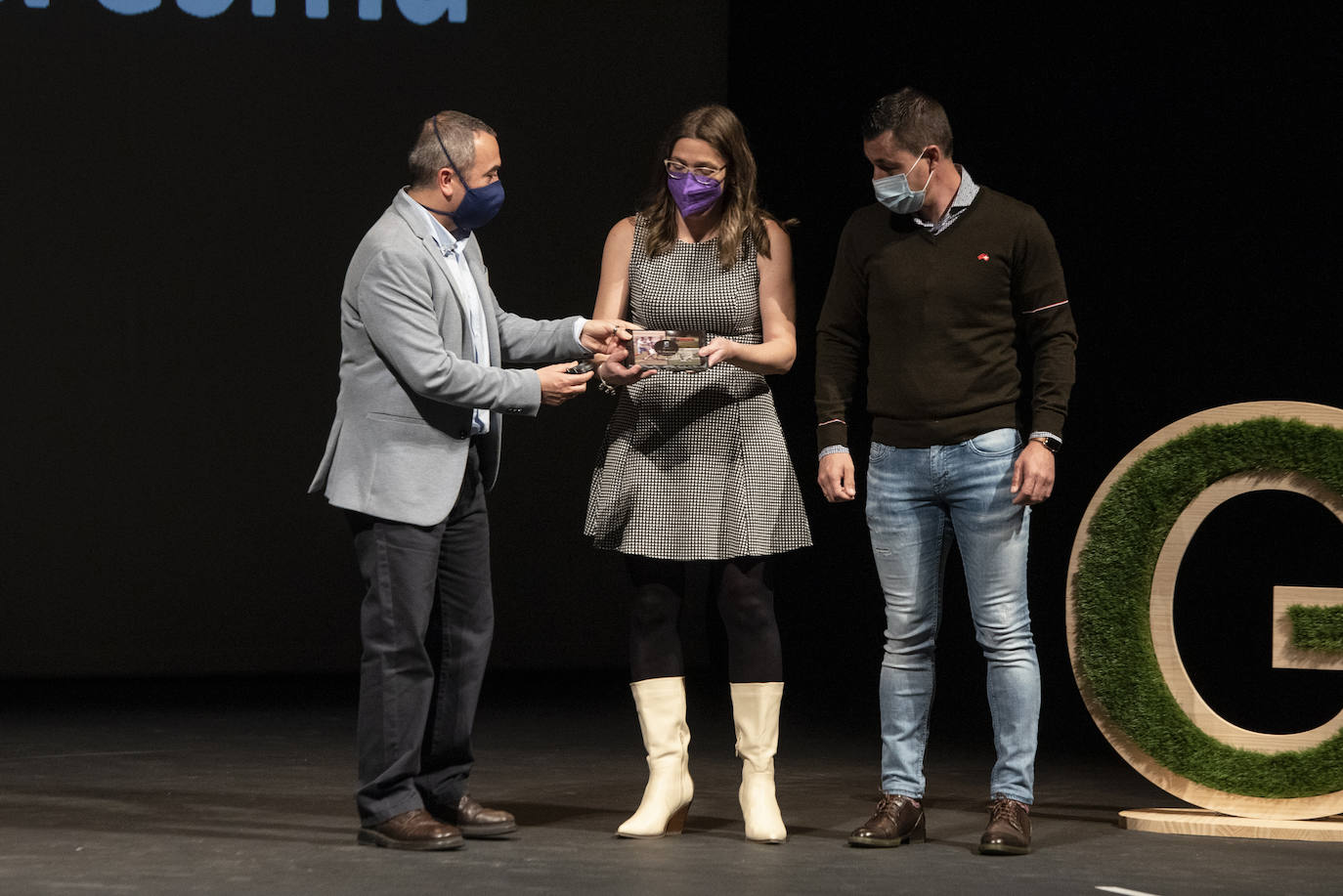 Gala del deporte segoviana celebrada en el teatro Juan Bravo.