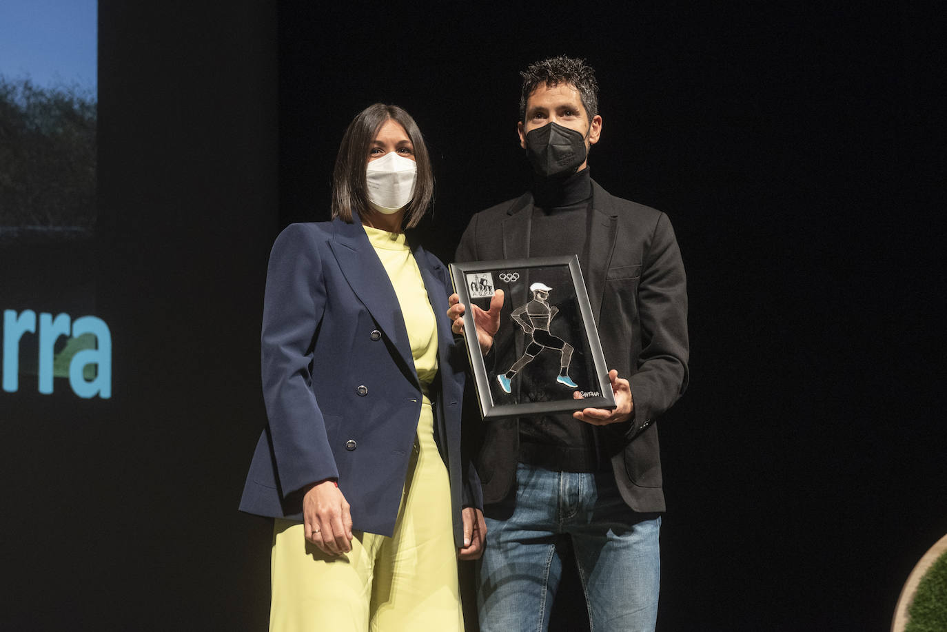 Gala del deporte segoviana celebrada en el teatro Juan Bravo.