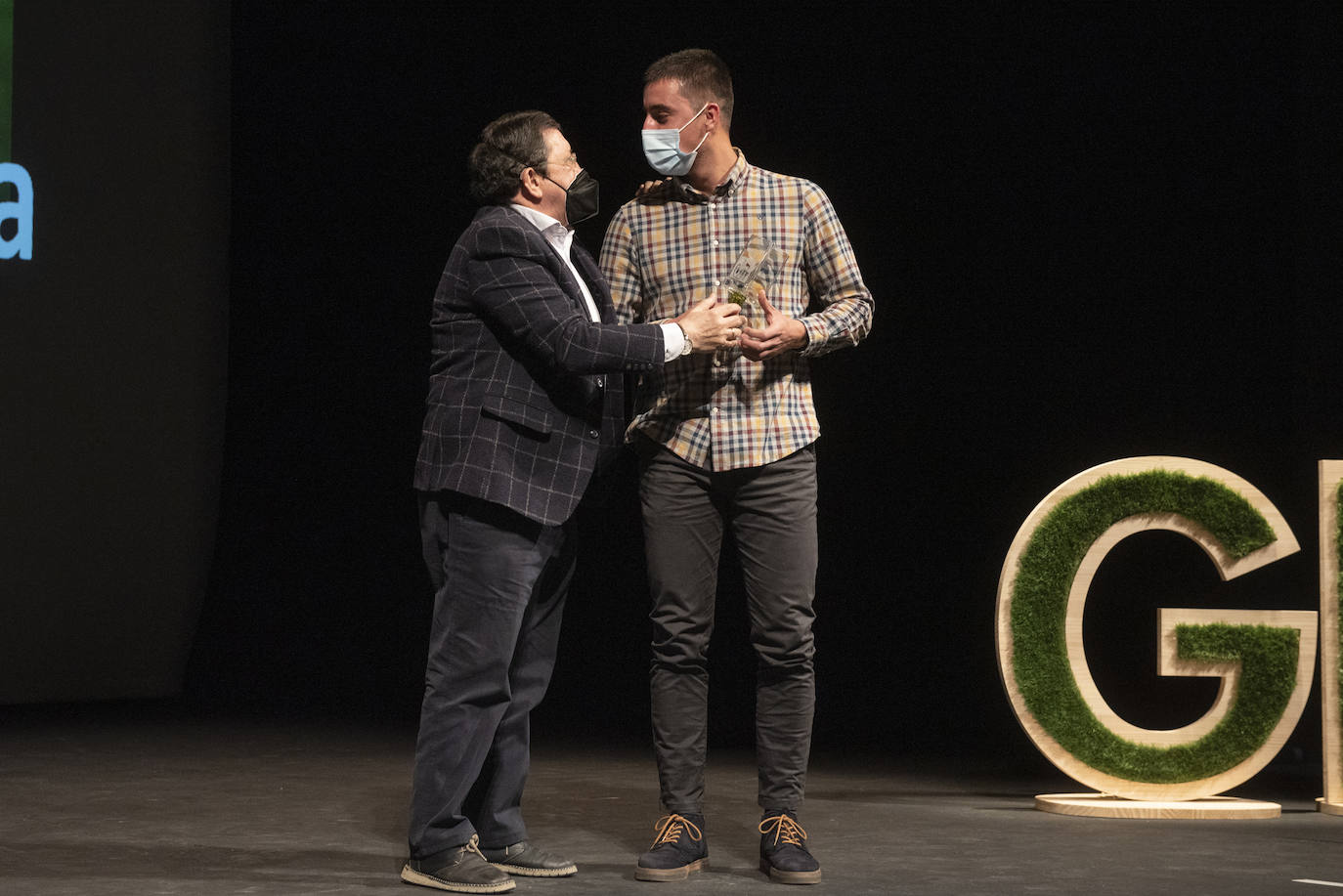 Gala del deporte segoviana celebrada en el teatro Juan Bravo.