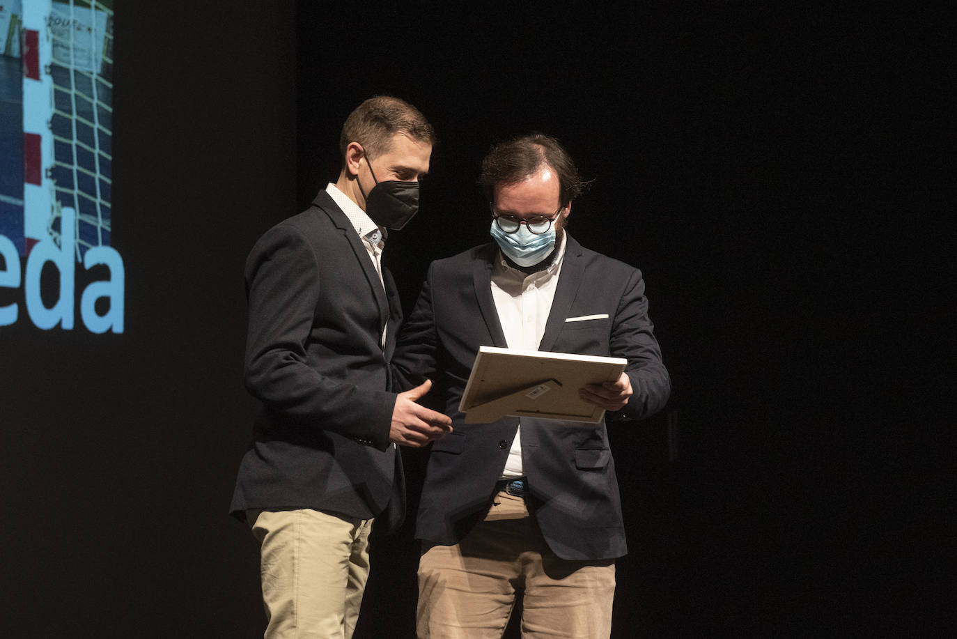 Gala del deporte segoviana celebrada en el teatro Juan Bravo.