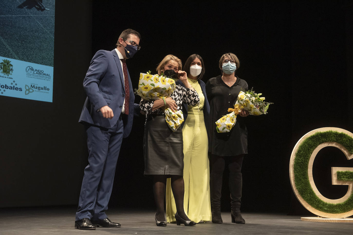 Gala del deporte segoviana celebrada en el teatro Juan Bravo.