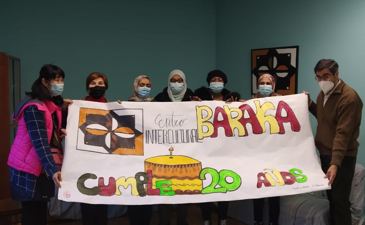 Cartel creado para celebrar los 20 años de Baraka. 