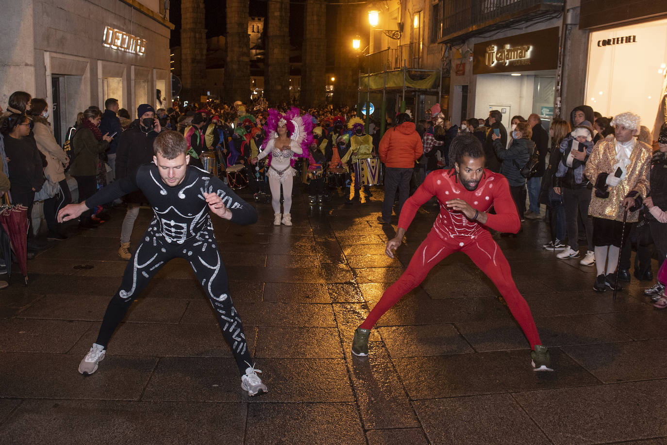 Desfile del sábado de carnaval en Segovia.