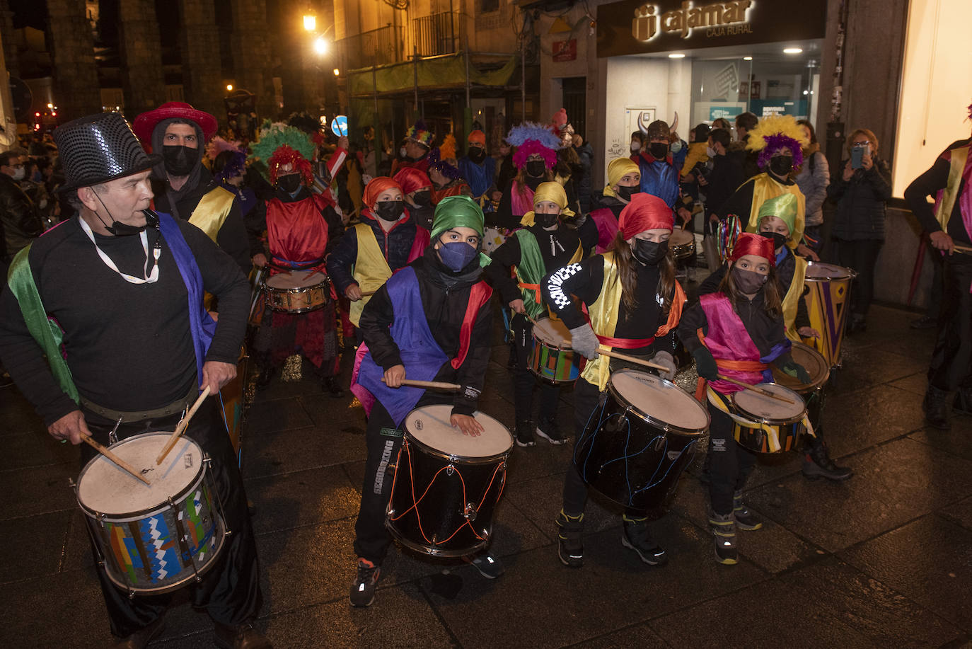 Desfile del sábado de carnaval en Segovia.