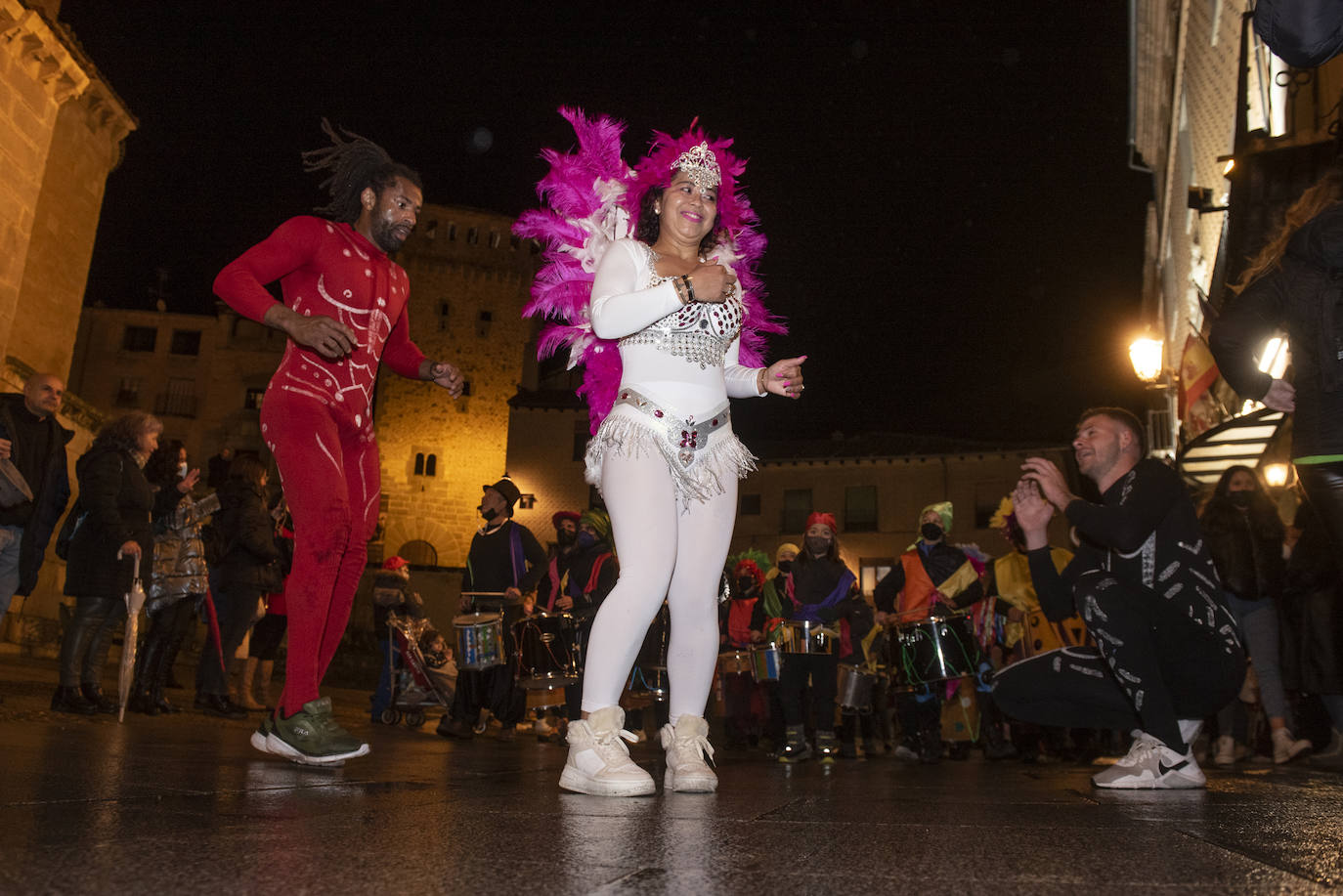 Desfile del sábado de carnaval en Segovia.