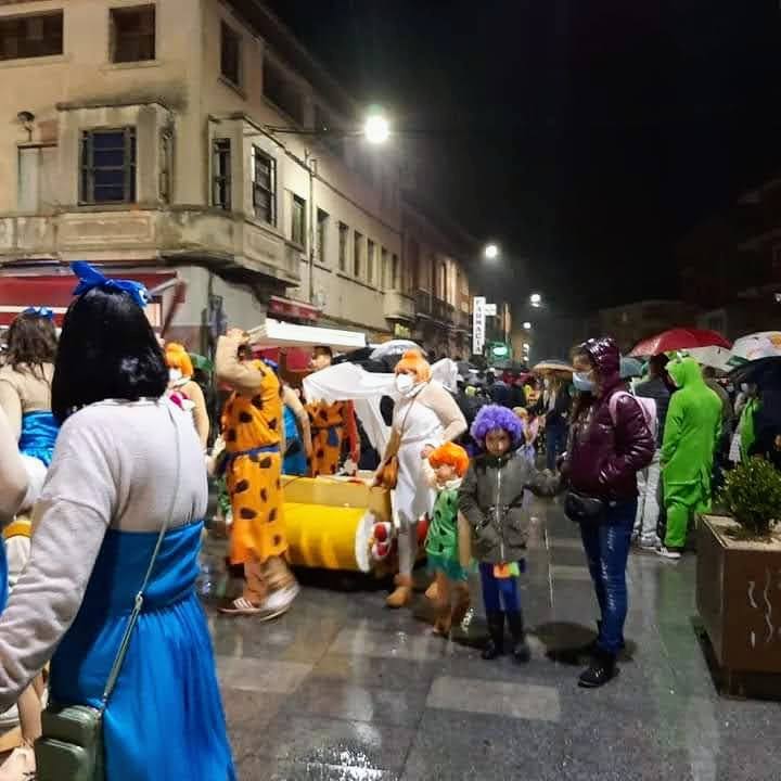 Participantes en el carnaval de 