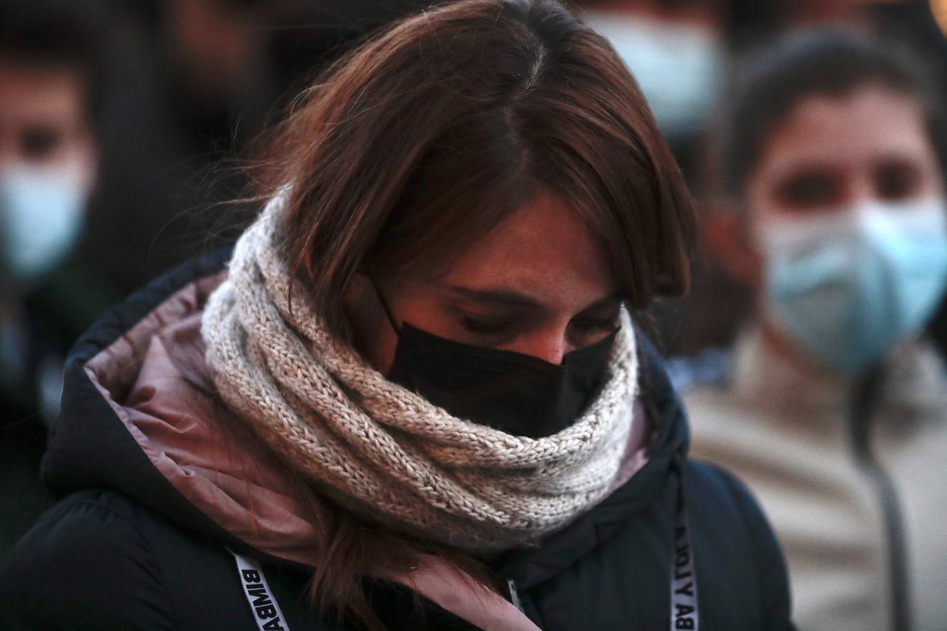 Fotos: Concentración contra la guerra en Ucrania, plaza Mayor Valladolid