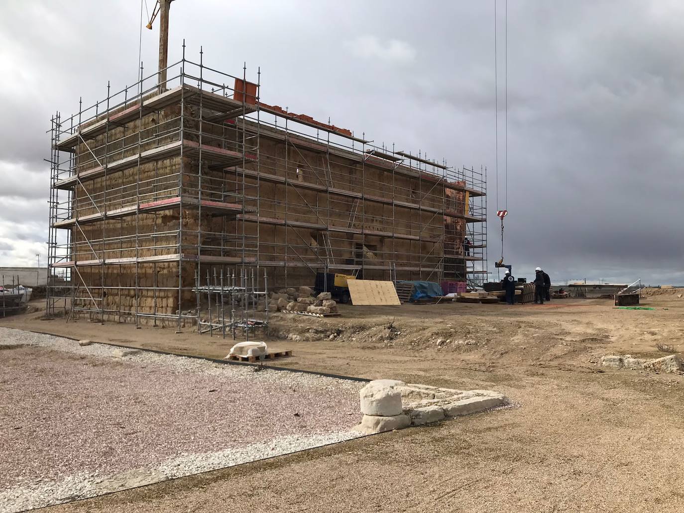 Fotos: Restauración del castillo de Villagarcía de Campos