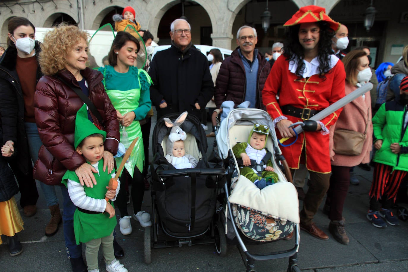 Participantes en el desfile infantil del carnaval de Segovia.