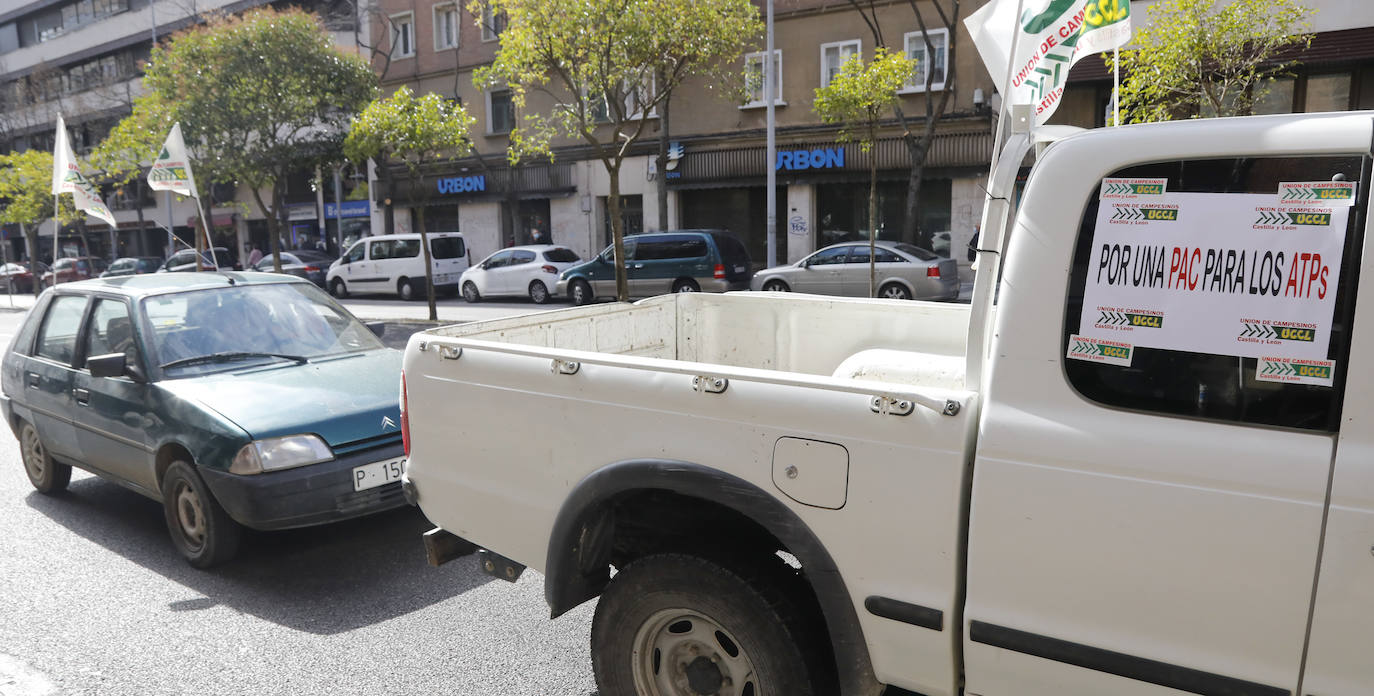 Fotos: Tractorada en Palencia contra los elevados costes de producción