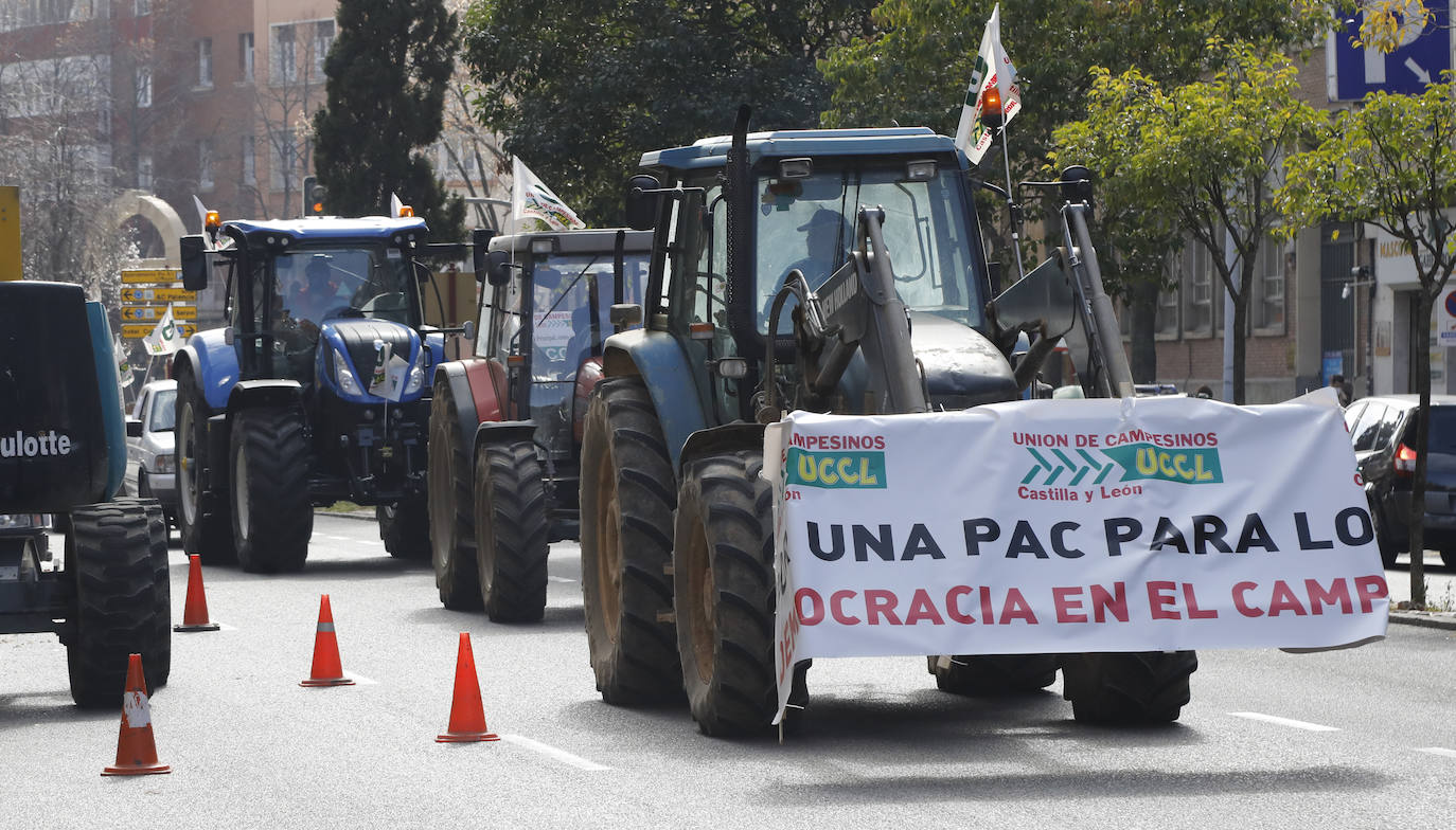 Fotos: Tractorada en Palencia contra los elevados costes de producción
