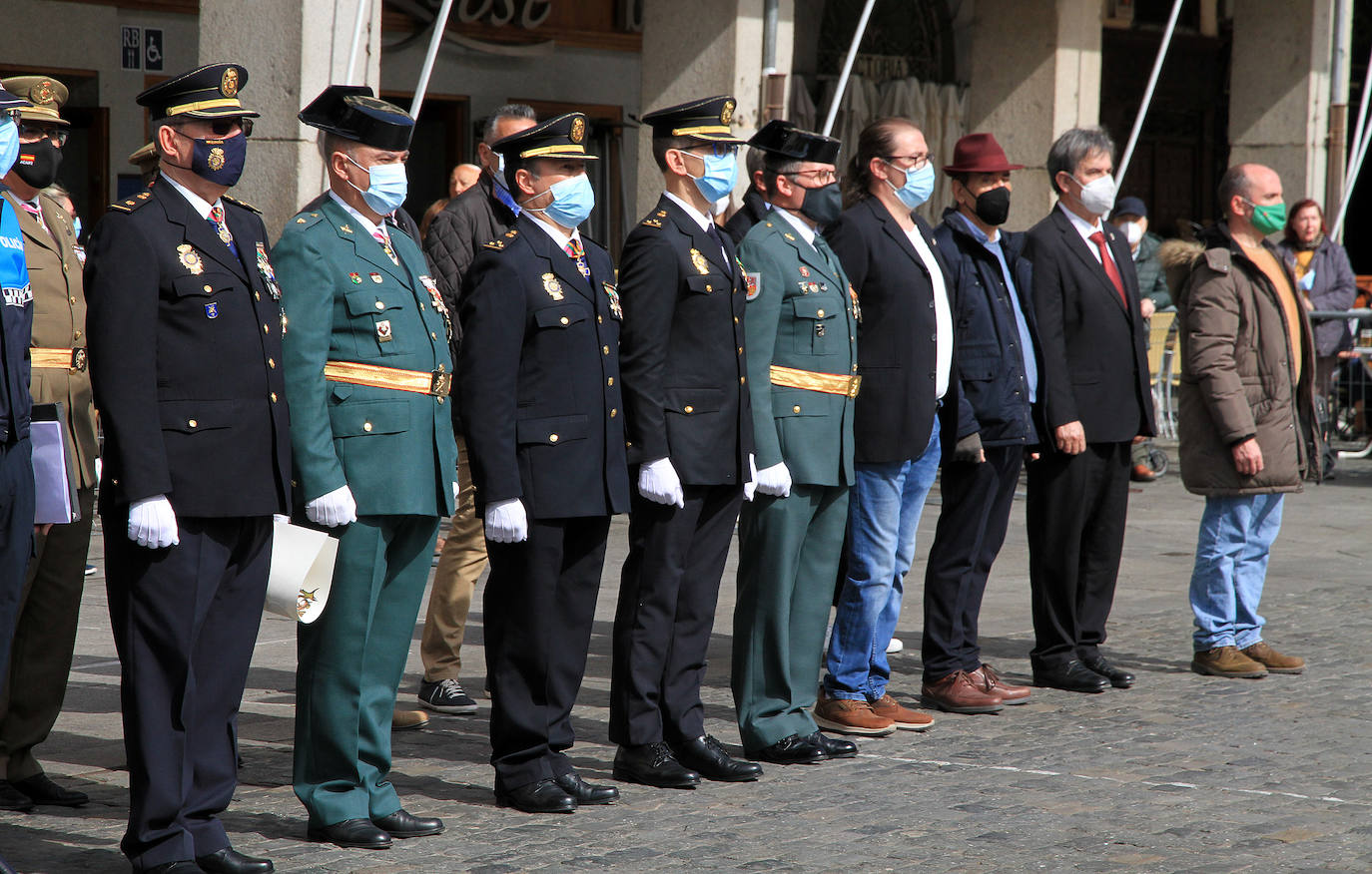 Actos de la festividad de la Policía Local en Segovia.