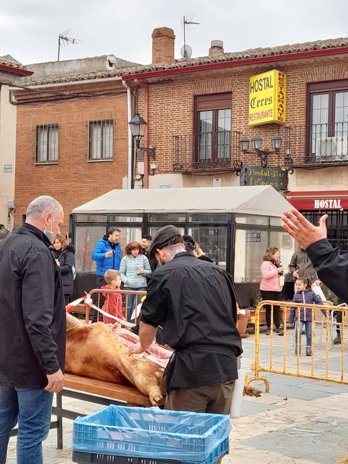 Magaz de Pisuerga revive la matanza tradicional