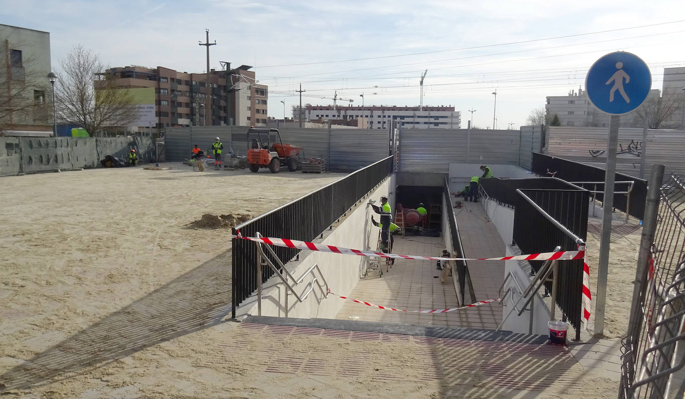 Estado de las obras del túnel de Andrómeda.