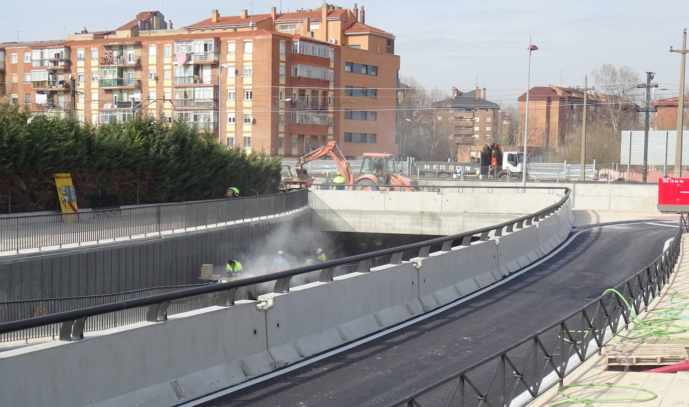 Estado de las obras del túnel de Andrómeda.