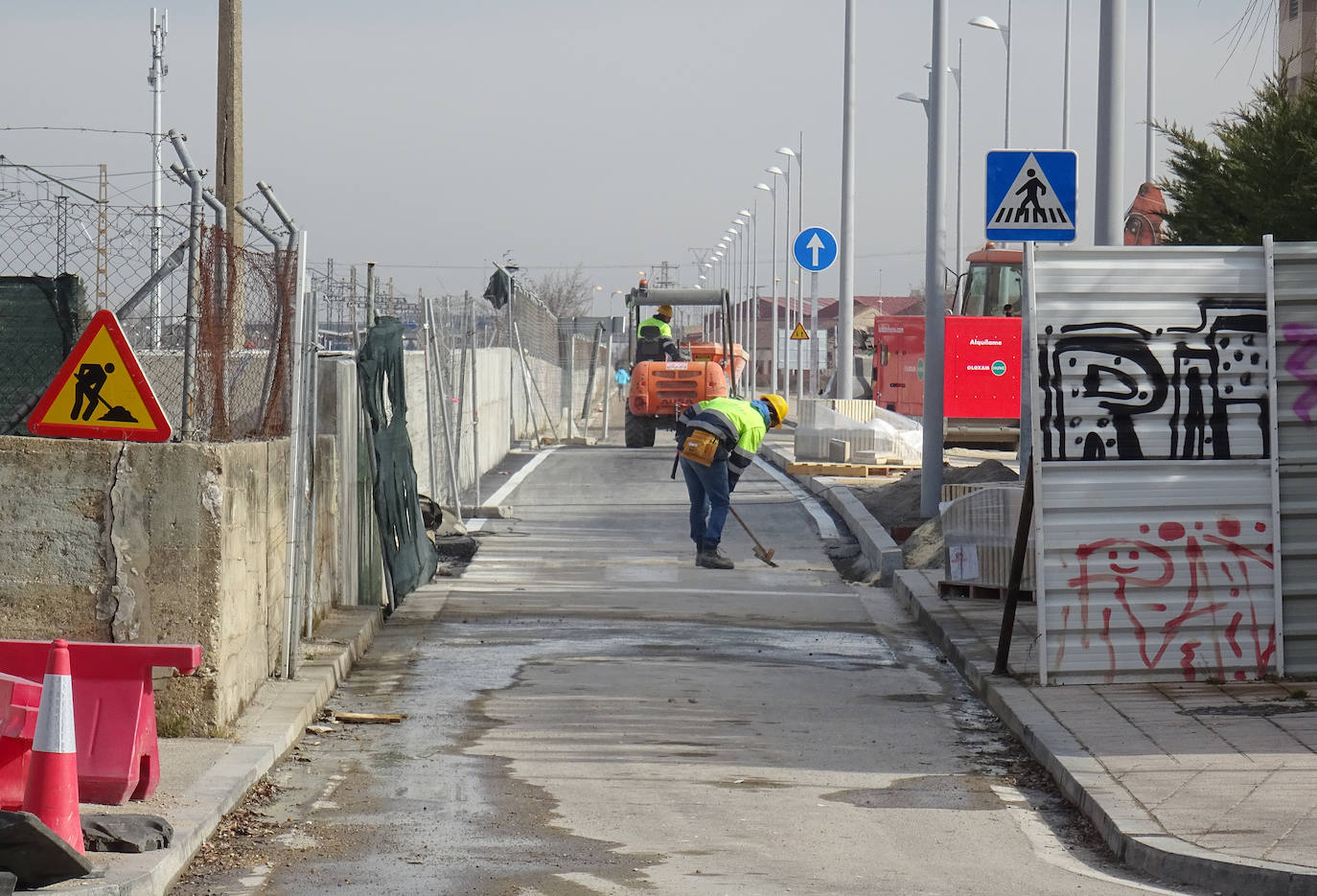 Estado de las obras del túnel de Andrómeda.