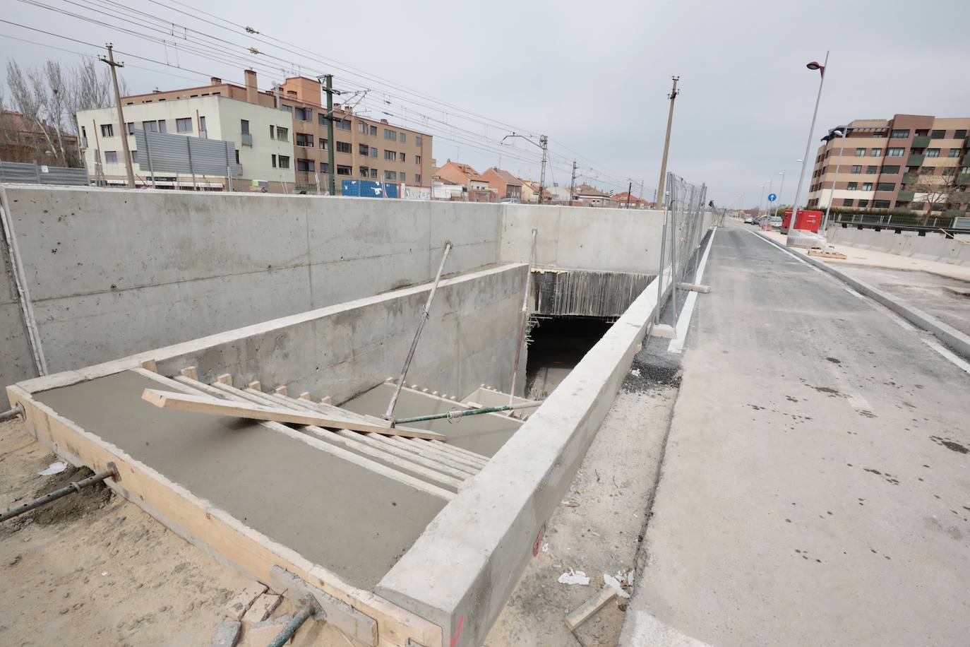 Estado de las obras del túnel de Andrómeda.