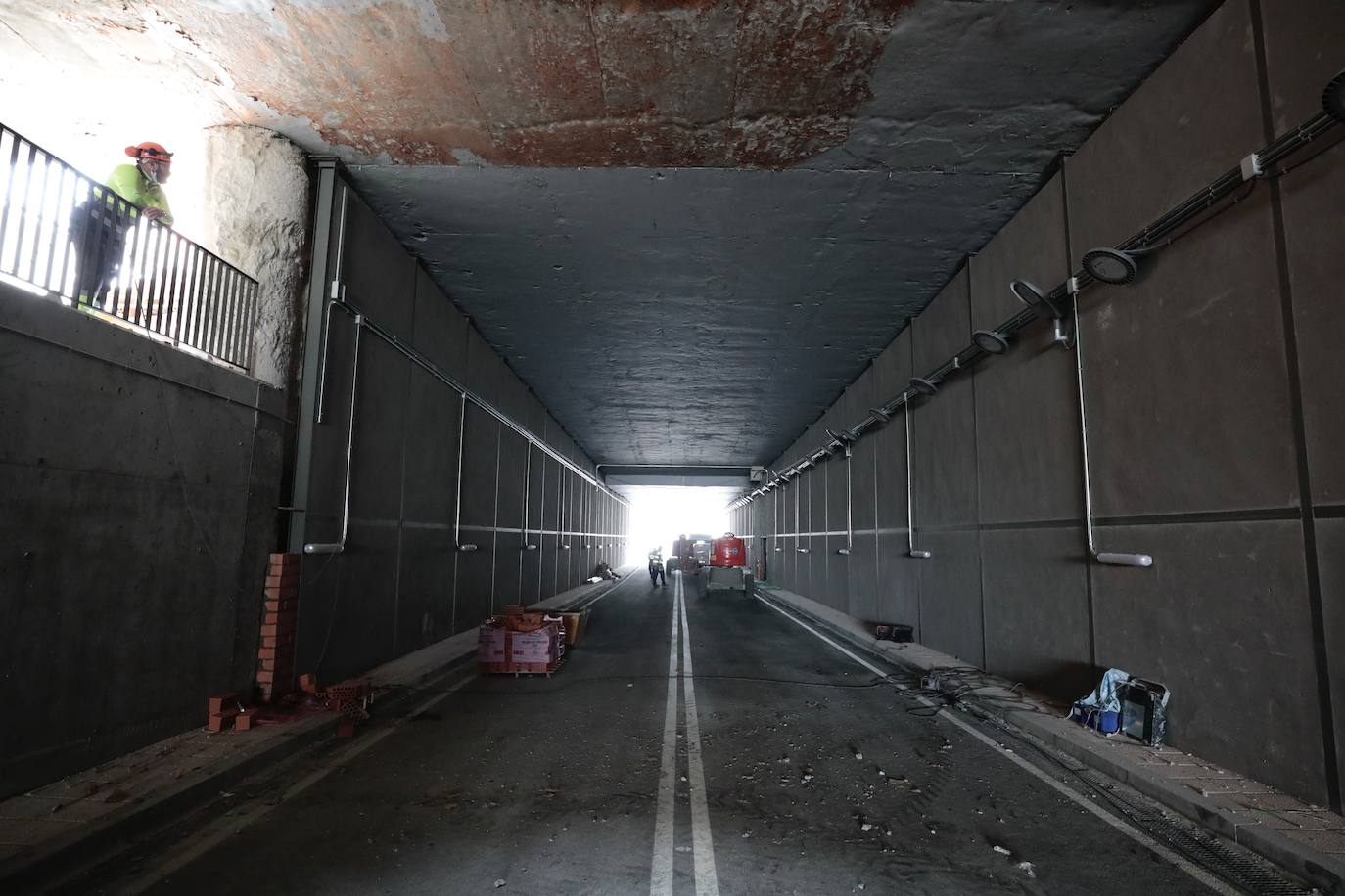 Estado de las obras del túnel de Andrómeda.