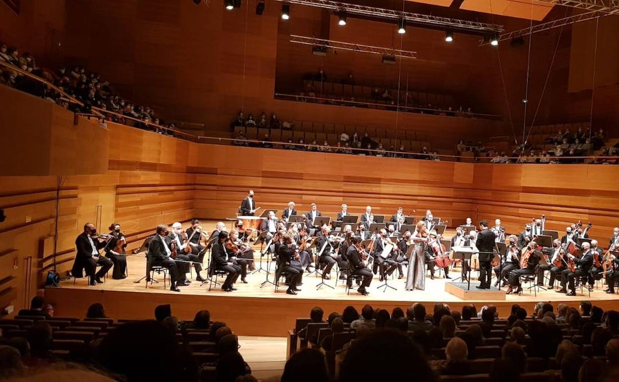 Vilde Frang y la Orquesta Sinfónica de Viena, en el Miguel Delibes. 