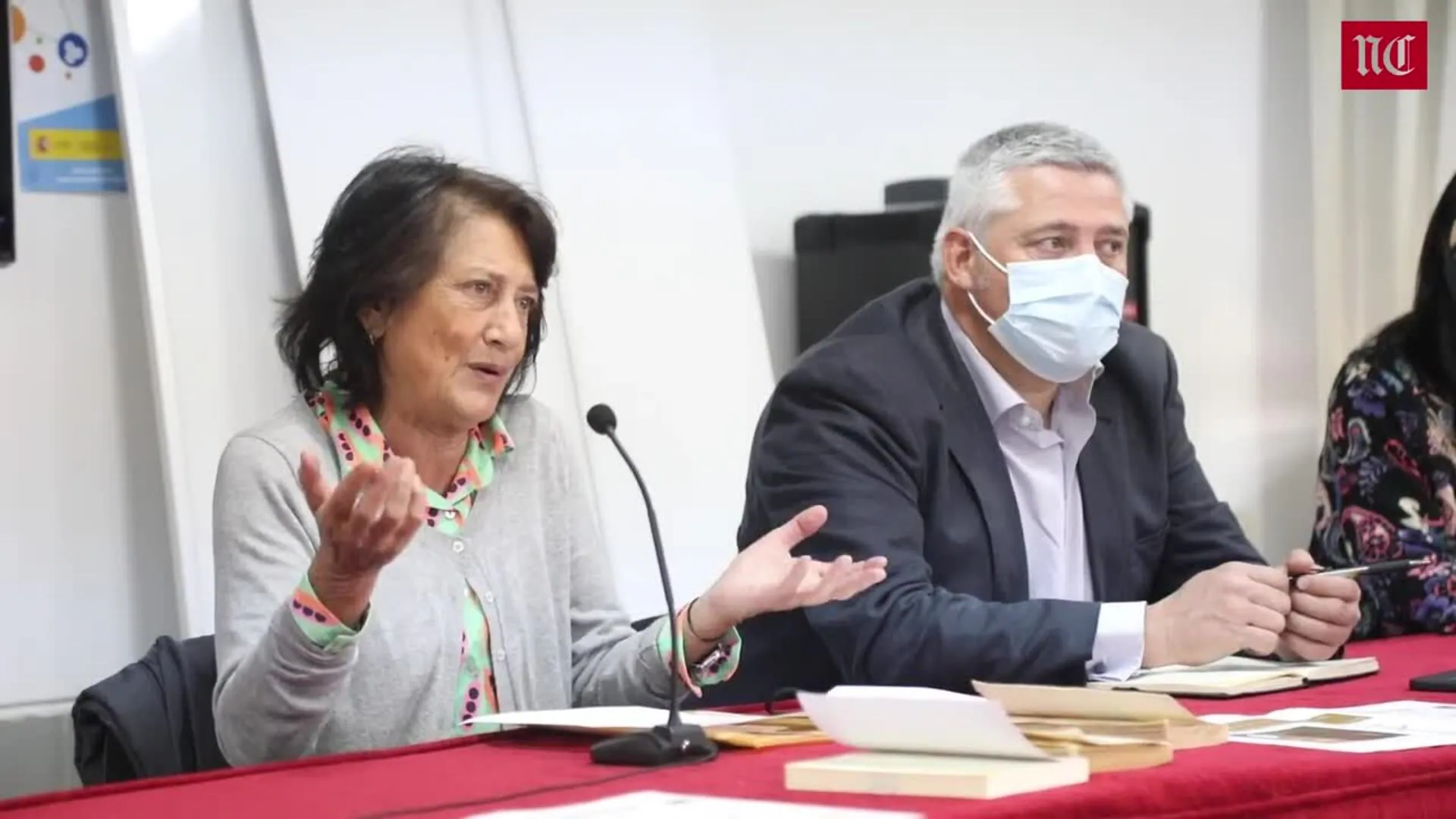 Exposición de Miguel Delibes  en el instituto Virgen de la Calle de Palencia