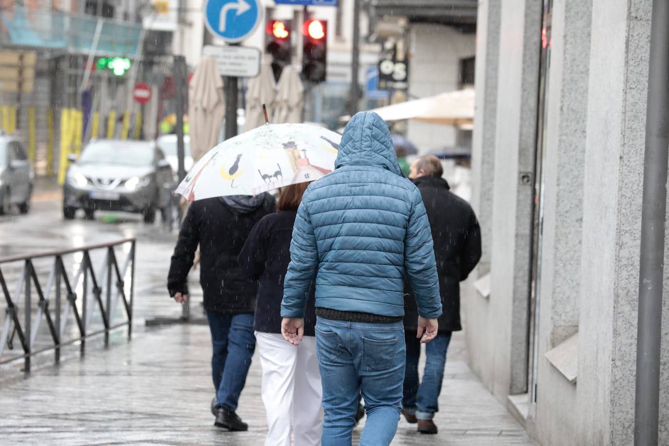 Fotos: La lluvia reaparece con fuerza en Valladolid