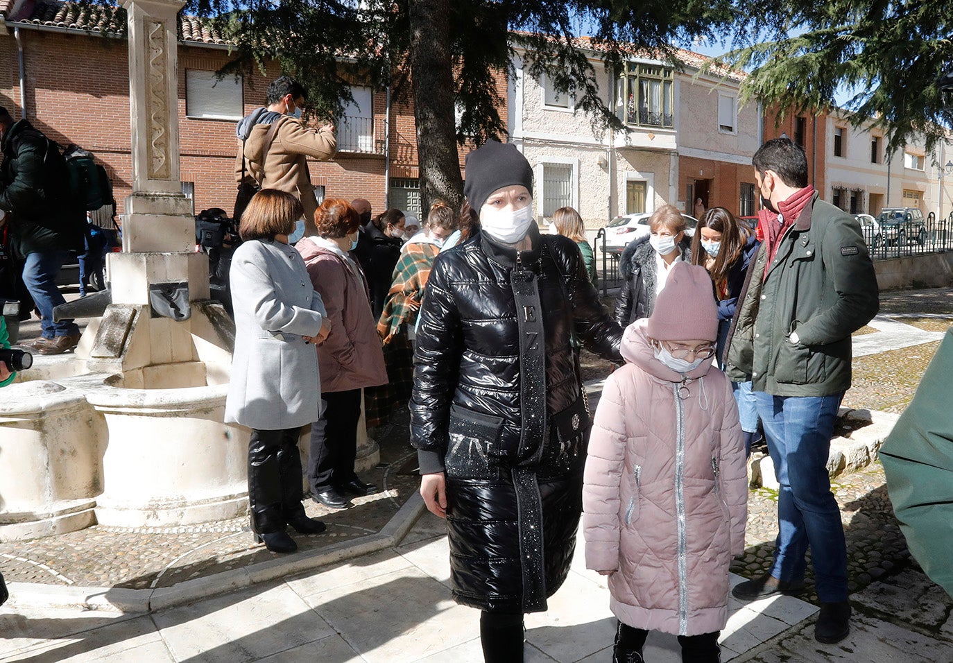 Paredes de Nava recibe a 11 refugiados de la guerra de Ucrania