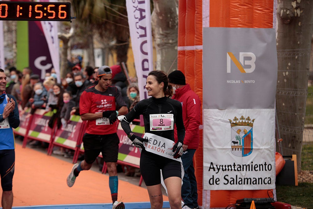 Juan Bueno y Gema Martín fueron los triunfadores de la X Media Maratón Ciudad de Salamanca 