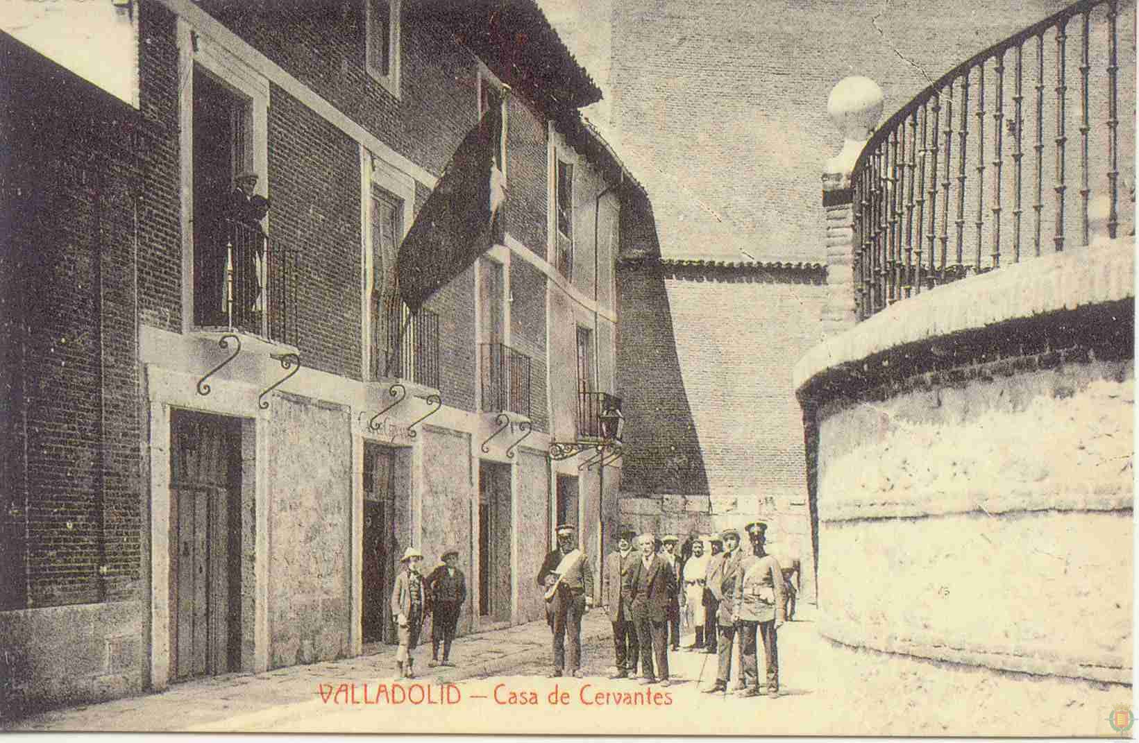 Entorno de la Casa Cervantes en los años 20.