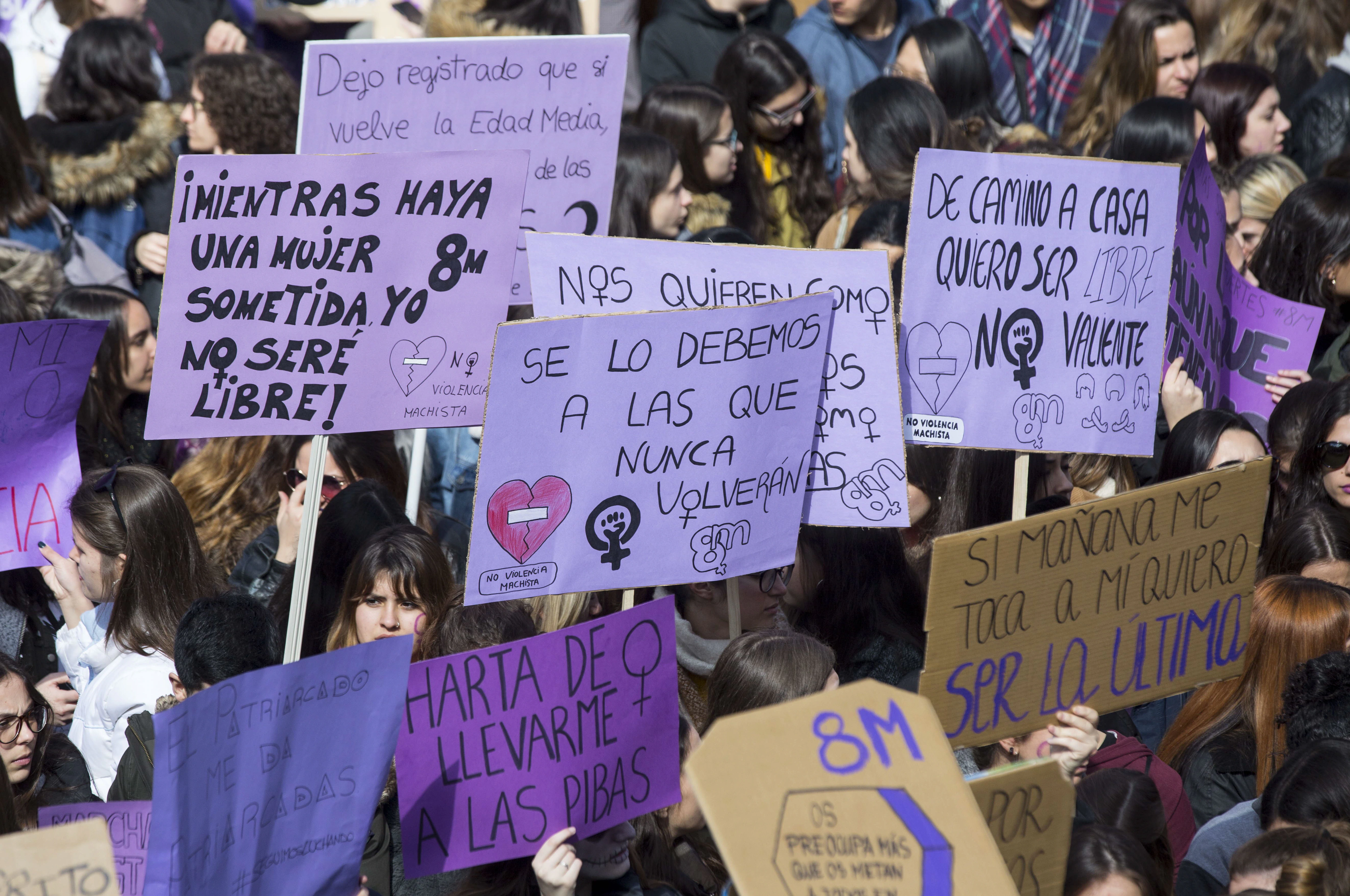 8-M: Los datos de la brecha entre mujeres y hombres en Castilla y León