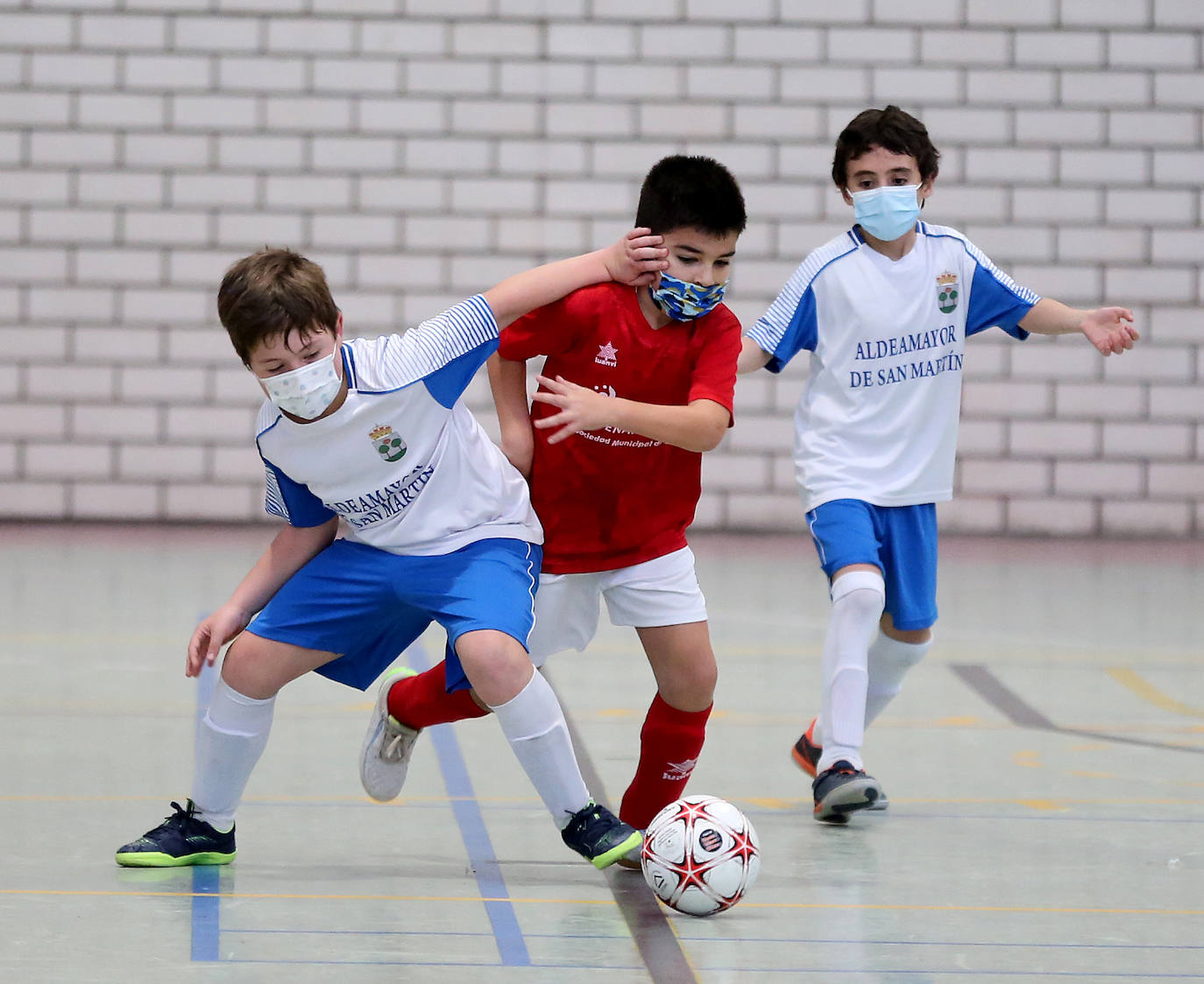 Fotos: Fútbol sala y baloncesto congregan la atención de los escolares en Valladolid
