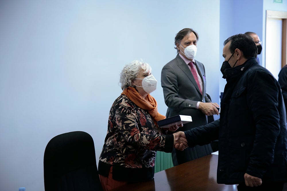 Recuperación de la festividad de San Juan Dios en el Parque de Bomberos de Salamanca tras no poder homenajear a veteranos y jubilados en los dos últimos años