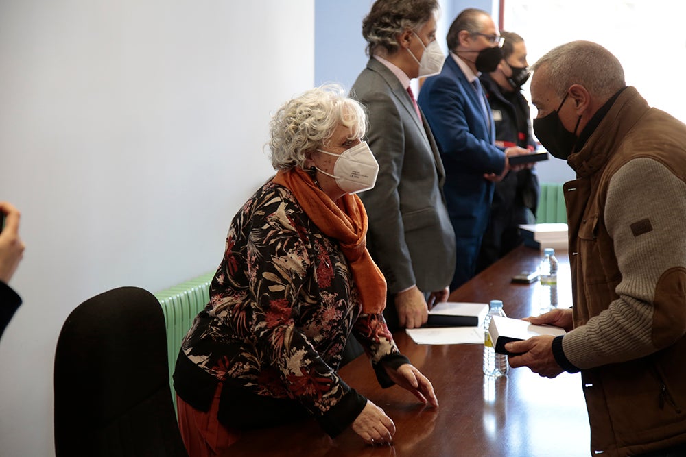 Recuperación de la festividad de San Juan Dios en el Parque de Bomberos de Salamanca tras no poder homenajear a veteranos y jubilados en los dos últimos años