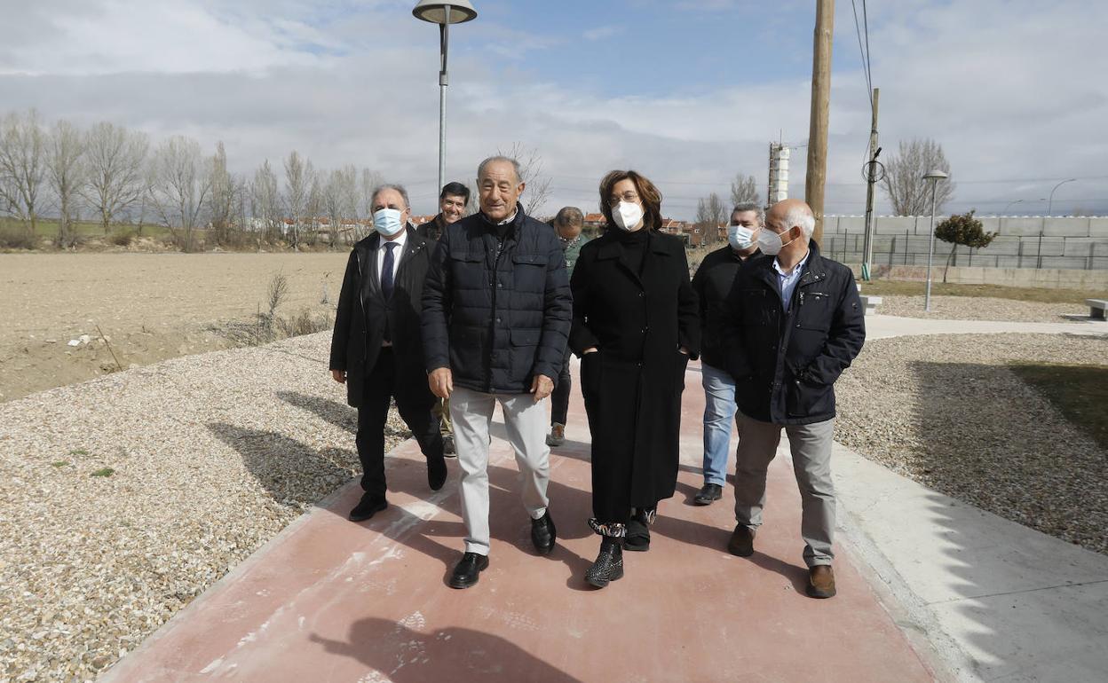 Visita al carril bici.