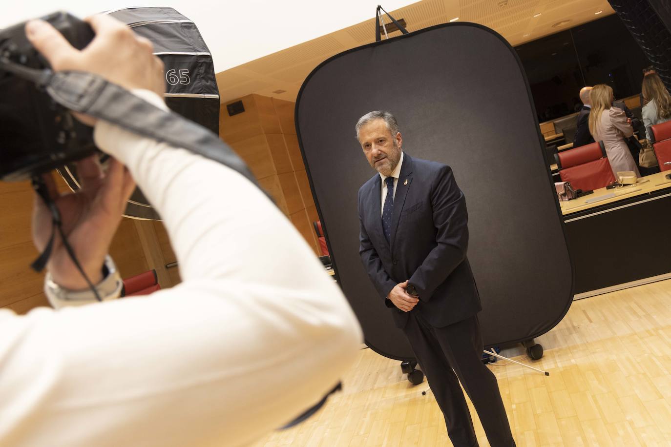 Diferentes momentos del acto de constitución de las Cortes. 